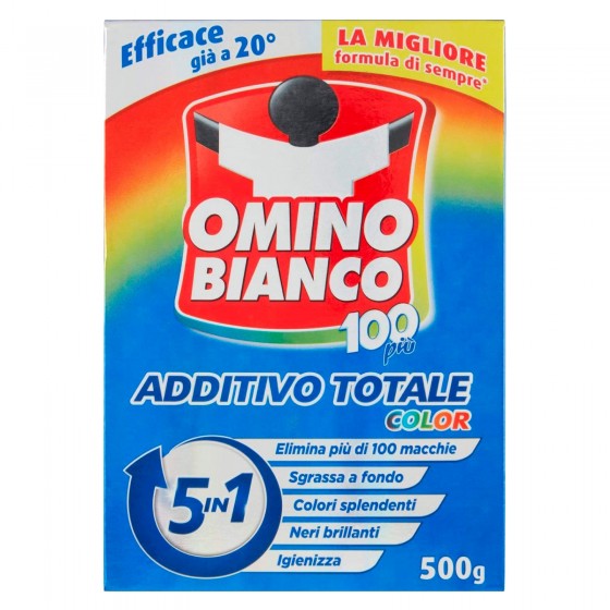 Omino Bianco Additivo Totale Color 5in1 in Polvere - Confezione da Omino Bianco Additivo Totale Color 5in1 in Polvere - Confezione da