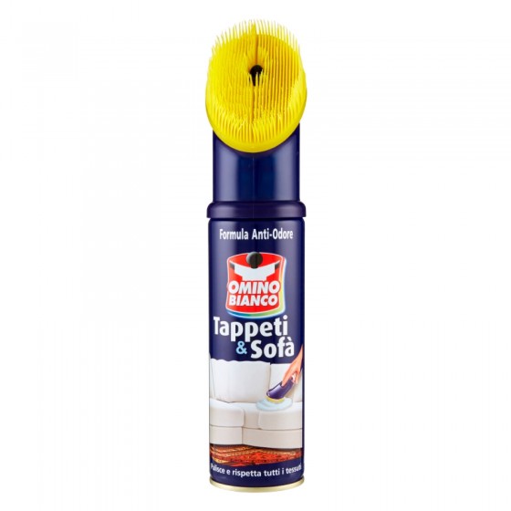 Omino Bianco Tappeti & Sofà Pulitore Detergente in Schiuma - Flacone Omino Bianco Tappeti & Sofà Pulitore Detergente in Schiuma - Flacone