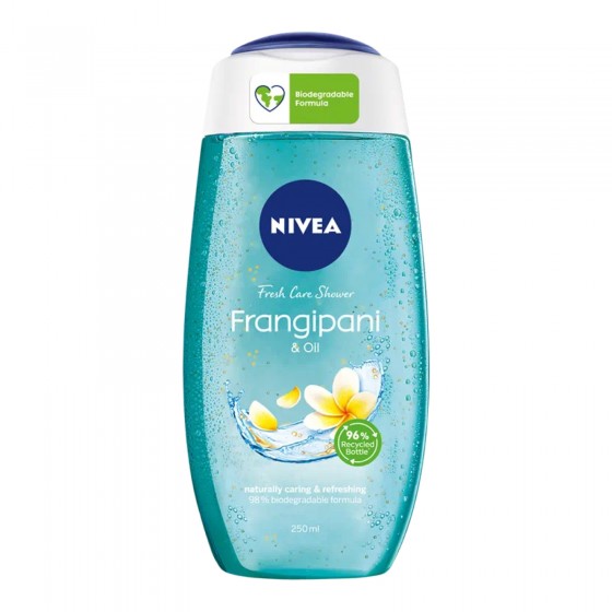 Nivea Doccia Gel Frangipani & Oil Detergente Idratante Rinfrescante - Flacone da 250 ml