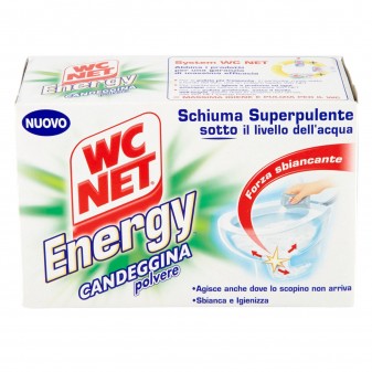 WC Net Energy Candeggina in Polvere Schiumogena Sbiancante e