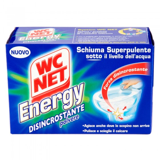 WC Net Energy Disincrostante in Polvere Schiumogena Deterge e WC Net Energy Disincrostante in Polvere Schiumogena Deterge e