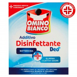 Omino Bianco Additivo Disinfettante in Polvere con Tecnologia DEO+
