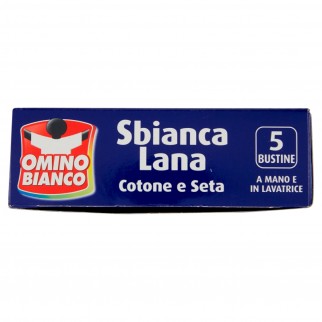 Omino Bianco Sbianca Lana Cotone e Seta - Confezione da 5 Bustine
