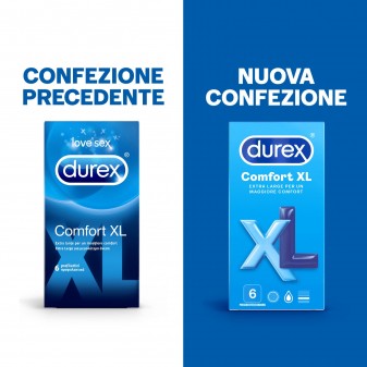 Preservativi Durex Comfort XL Taglia Extra Large con Forma Easy On -