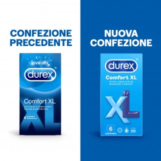 Preservativi Durex Comfort XL Taglia Extra Large con Forma Easy On -