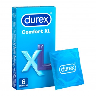 Preservativi Durex Comfort XL Taglia Extra Large con Forma Easy On -
