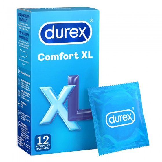 Preservativi Durex Comfort XL Taglia Extra Large con Forma Easy On - Preservativi Durex Comfort XL Taglia Extra Large con Forma Easy On -