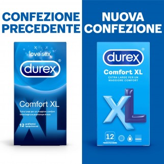 Preservativi Durex Comfort XL Taglia Extra Large con Forma Easy On -