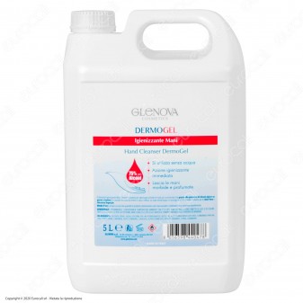 Glenova Dermogel Gel Alcool 75% Sanificante Igienizzante Mani