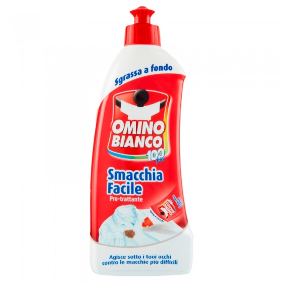 Omino Bianco 100 Più Pre-Trattante Smacchia Facile Smacchiatore Omino Bianco 100 Più Pre-Trattante Smacchia Facile Smacchiatore