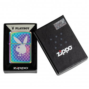 Accendino Zippo Mod. 49344 Playboy - Ricaricabile Antivento