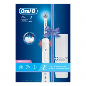 Oral-B Pro 2 2500 Spazzolino Elettrico Ricaricabile con Testina Sensi