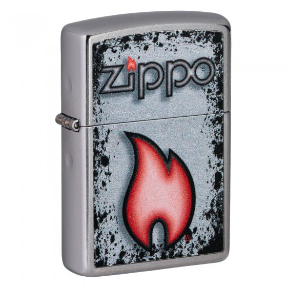Accendino Zippo Mod. 49576 Zippo Flame - Ricaricabile Antivento Accendino Zippo Mod. 49576 Zippo Flame - Ricaricabile Antivento