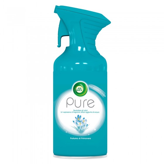 Air Wick Spray Pure Profumo di Primavera - Flacone da 250ml Air Wick Spray Pure Profumo di Primavera - Flacone da 250ml