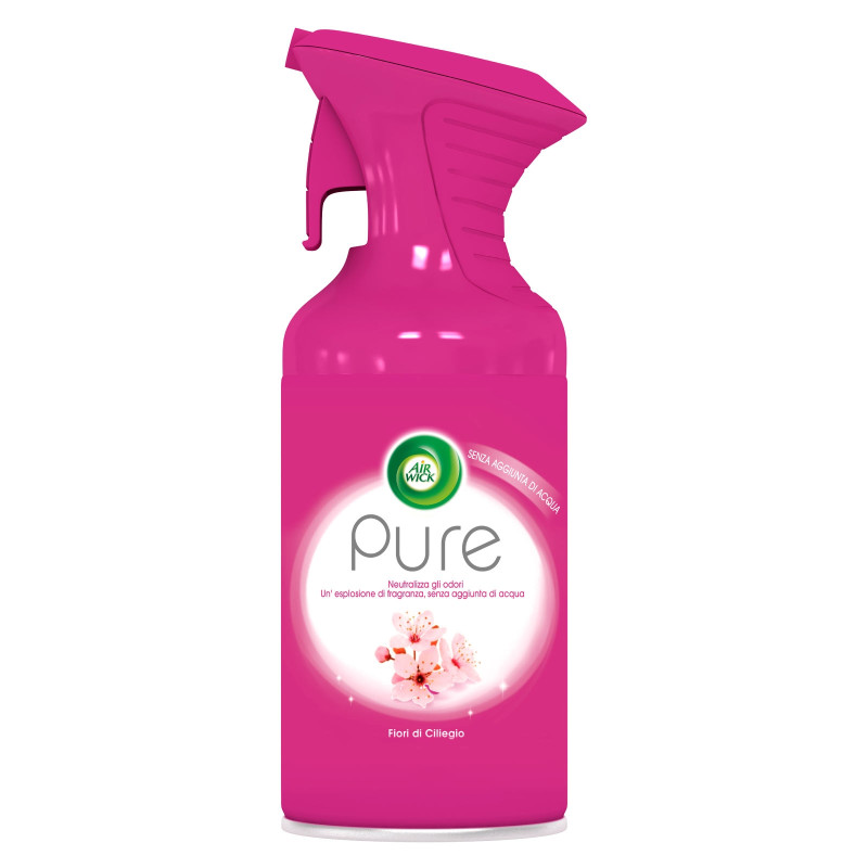 Air Wick Spray Pure Fiori di Ciliegio - Flacone da 250ml Air Wick Spray Pure Fiori di Ciliegio - Flacone da 250ml