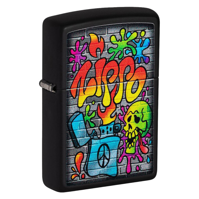 Accendino Zippo Mod. 49605 Street Art - Ricaricabile Antivento