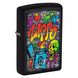 Accendino Zippo Mod. 49605 Street Art - Ricaricabile Antivento