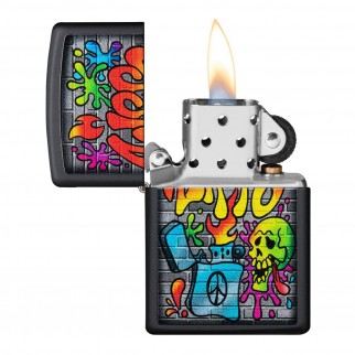 Accendino Zippo Mod. 49605 Street Art - Ricaricabile Antivento