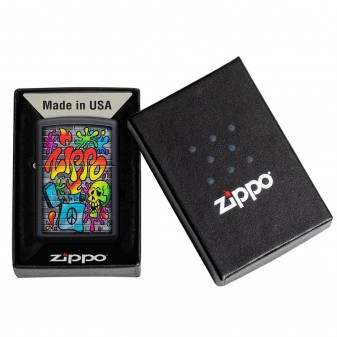 Accendino Zippo Mod. 49605 Street Art - Ricaricabile Antivento