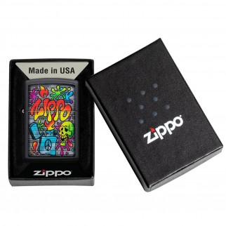 Accendino Zippo Mod. 49605 Street Art - Ricaricabile Antivento