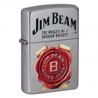 Accendino Zippo Mod. 49326 Jim Beam® - Ricaricabile Antivento