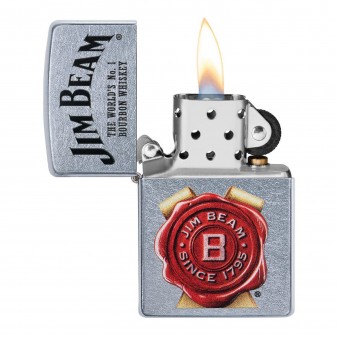Accendino Zippo Mod. 49326 Jim Beam® - Ricaricabile Antivento