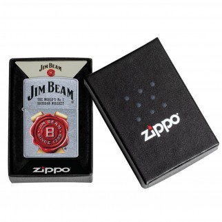 Accendino Zippo Mod. 49326 Jim Beam® - Ricaricabile Antivento
