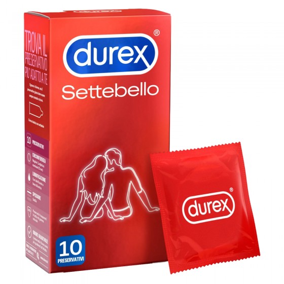 Preservativi Durex Settebello Supersottile - Scatola 10 Profilattici Preservativi Durex Settebello Supersottile - Scatola 10 Profilattici