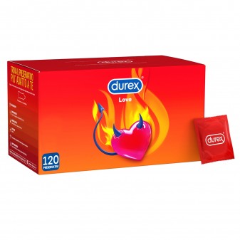 Preservativi Durex Love Classici con Forma Easy-on - Confezione 120