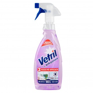 Vetril con Antipolvere e Azione Antistatica Detergente Spray -