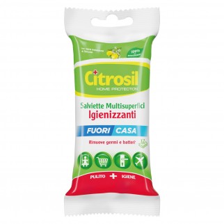 Citrosil Salviette Multisuperfici Igienizzanti Fuori Casa con Essenze