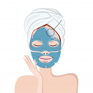 MyMask Black Hydromask Maschera in Tessuto Purificante e Idratante -