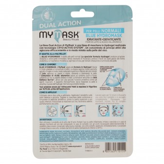 MyMask Blue Hydromask Maschera in Tessuto Idratante e Defaticante -