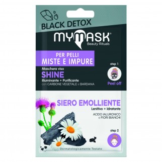 MyMask Black Detox Trattamento Illuminante e Purificante Maschera