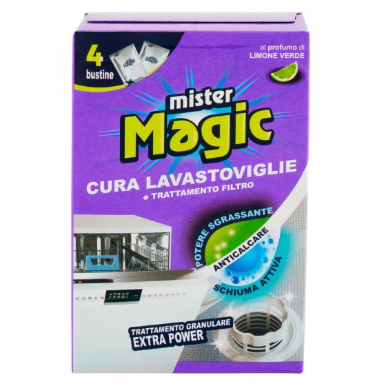 Mister Magic Cura Lavastoviglie e Trattamento Filtro Anticalcare Mister Magic Cura Lavastoviglie e Trattamento Filtro Anticalcare