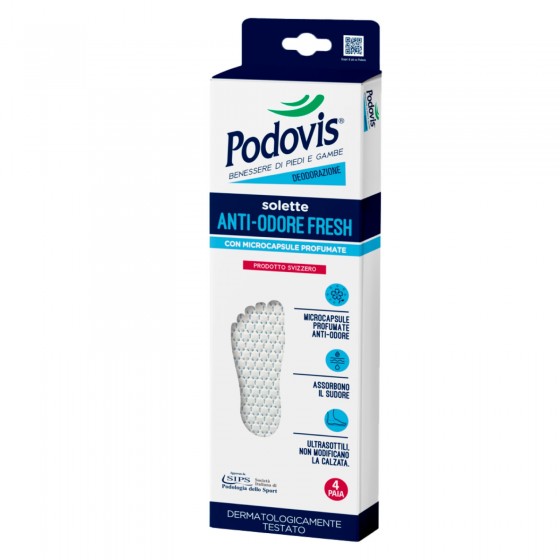 Podovis Solette Anti-Odore Fresh con Microcapsule Profumate Taglia Podovis Solette Anti-Odore Fresh con Microcapsule Profumate Taglia