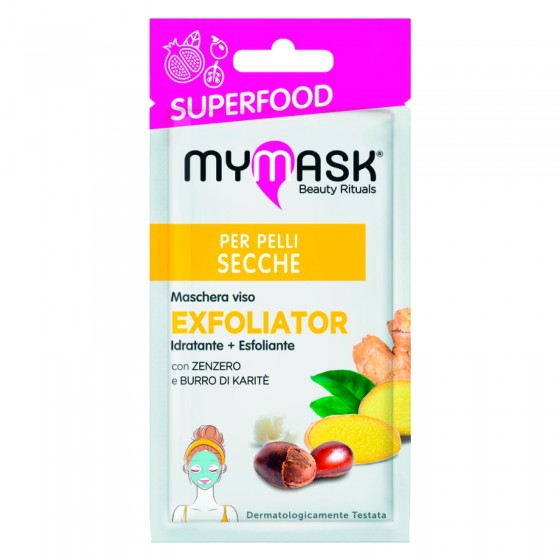 MyMask Superfood Exfoliator Maschera Idratante ed Esfoliante - MyMask Superfood Exfoliator Maschera Idratante ed Esfoliante -