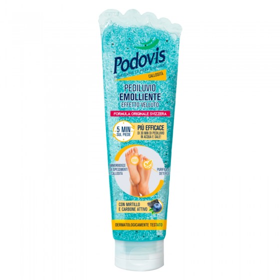 Podovis Pediluvio Emolliente Effetto Velluto con Mirtillo e Carbone Podovis Pediluvio Emolliente Effetto Velluto con Mirtillo e Carbone