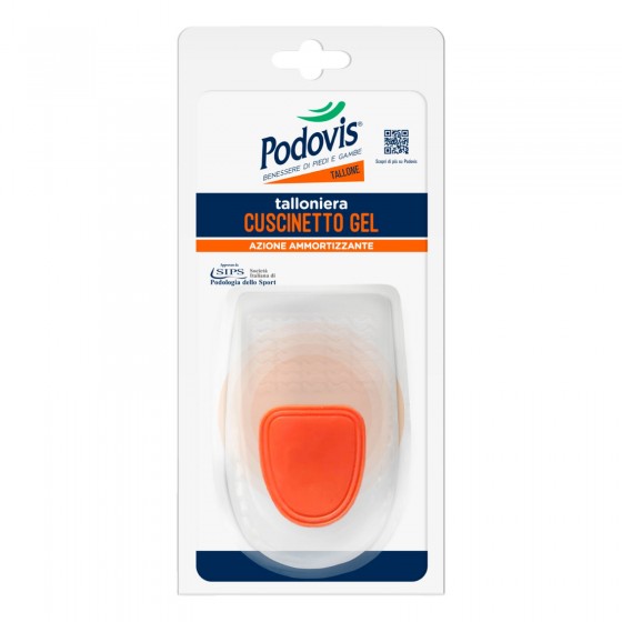 Podovis Talloniera Cuscinetto Gel Taglia Large 41/45 - Confezione da Podovis Talloniera Cuscinetto Gel Taglia Large 41/45 - Confezione da