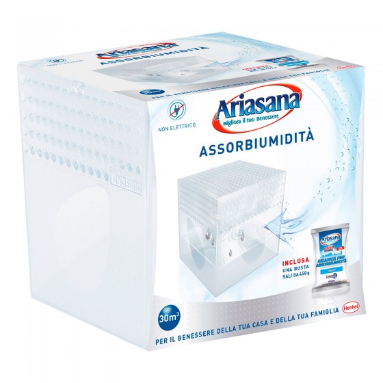 Ariasana Assorbiumidità Non Elettrico - Confezione con 1 Ricarica di Ariasana Assorbiumidità Non Elettrico - Confezione con 1 Ricarica di