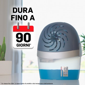 Ariasana Aereo 360° Assorbiumidità e Anti Odore Non Elettrico - Confezione con 1 Tab di Ricarica alla Lavanda