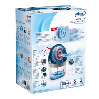 Ariasana Aero 360° Assorbiumidità e Anti Odore Non Elettrico Massima
