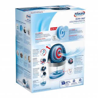Ariasana Aero 360° Assorbiumidità e Anti Odore Non Elettrico Massima