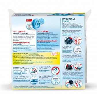 Ariasana Tab Assorbiumidità e Anti Odore Fiori di Campo per Aero 360°