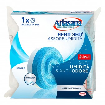 Ariasana Tab 2in1 Assorbiumidità e Anti Odore per Aero 360° -