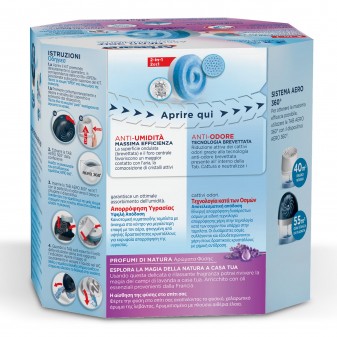 Ariasana Tab 2in1 Assorbiumidità e Anti Odore Lavanda per Aero 360° -