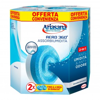 Ariasana Tab 2in1 Assorbiumidità e Anti Odore per Aero 360° -