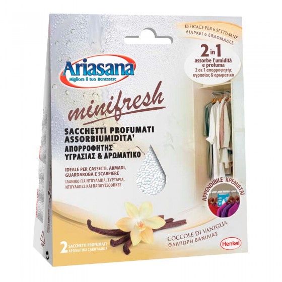 Ariasana Minifresh Sacchetti Profumati Coccole di Vaniglia Ariasana Minifresh Sacchetti Profumati Coccole di Vaniglia