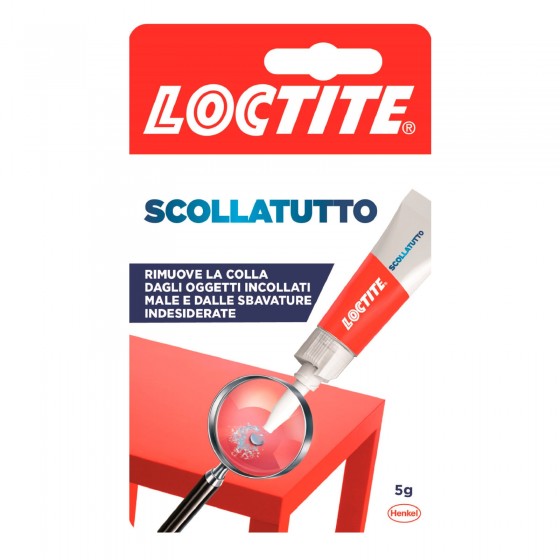 Loctite Scollatutto Gel Trasparente Rimuovi Colla - Flacone da 5g Loctite Scollatutto Gel Trasparente Rimuovi Colla - Flacone da 5g