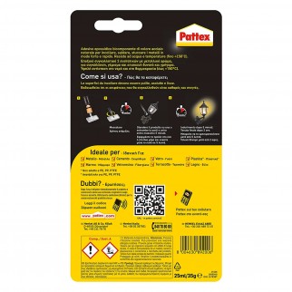 Pattex Power Epoxy Acciaio Liquido Adesivo Bicomponente - Flacone da